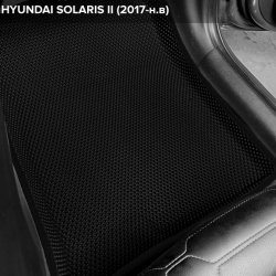 3D коврики EVA с бортами Hyundai Solaris II (2017-н.в.)