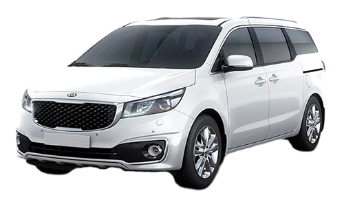 3D коврики EVA с бортами в салон  на Kia Carnival III передний ряд (2014-2021)