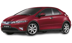 2D коврики EVA в салон и багажник  на Honda Civic VIII хэтчбек 3D/5D (2005-2012)