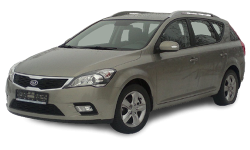 2D коврики EVA в салон  на Kia Ceed I рестайлинг (ED FL) универсал (2010-2012)